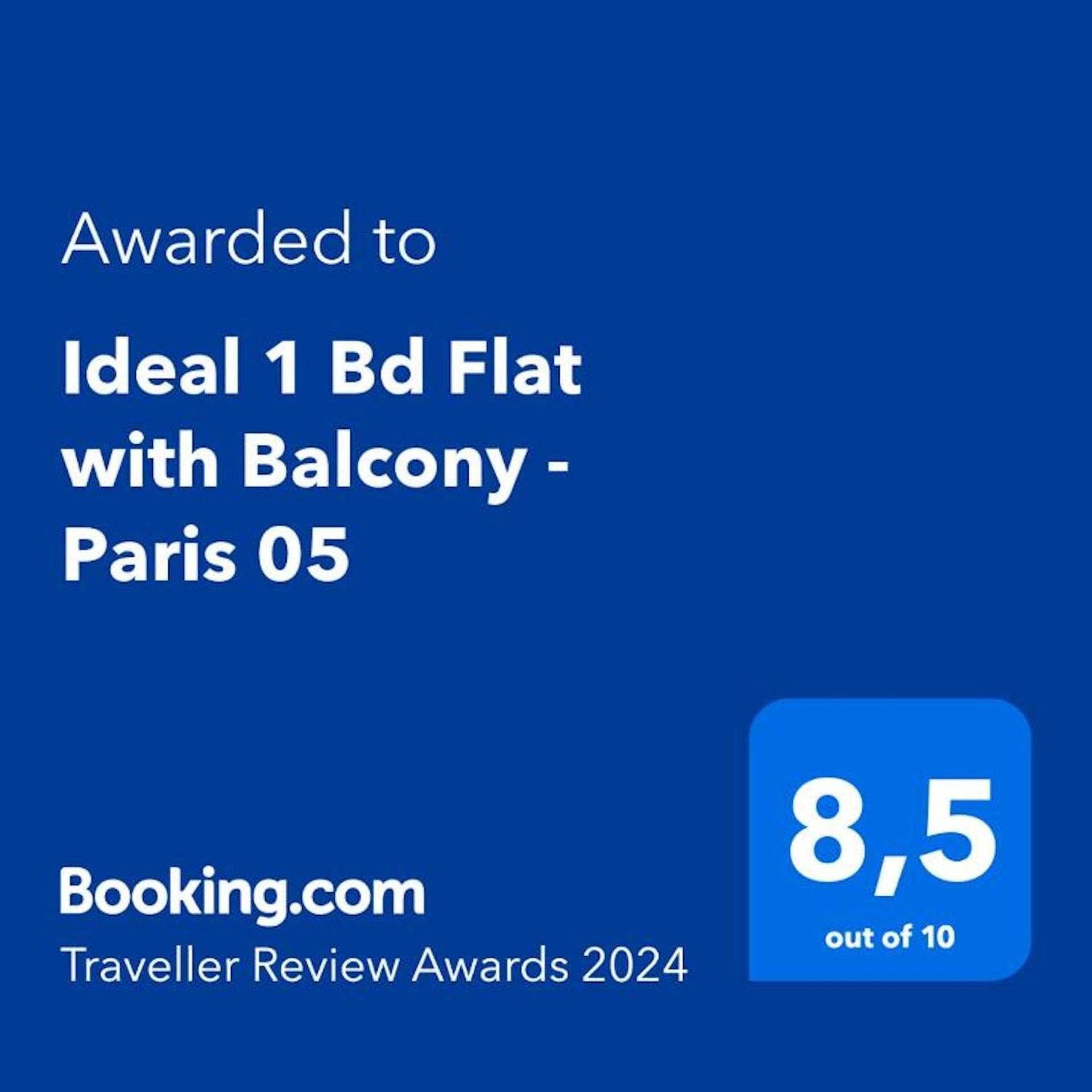 Ideal 1 Bd Flat With Balcony - Paris 05 Zewnętrze zdjęcie